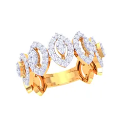 Printable 3D jewelry model of Lady diamond ring