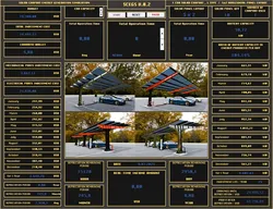 Solar Carport Energy Generation Simulation