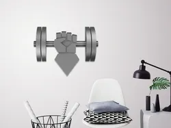 Athlete hand wall art