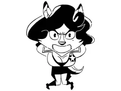 Carmelita Fox stencil