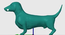 dachshund key ring