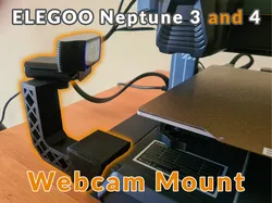 Elegoo Neptune 3 and 4 webcam mount (clip on)