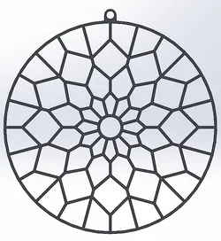 Flower Mandala Sun Catcher
