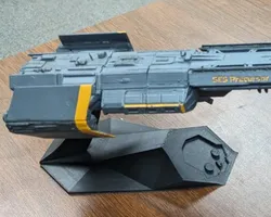 Helldivers Model Ship Stand REMIX