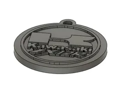 Kawasaki ZX12R keyring