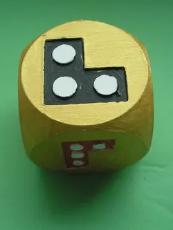 Kostka k Pocket Tetris Balance game (Dice to Pocket Tetris Balance Game)