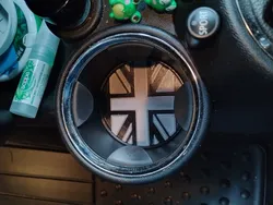 MINI Cooper cup holder coaster