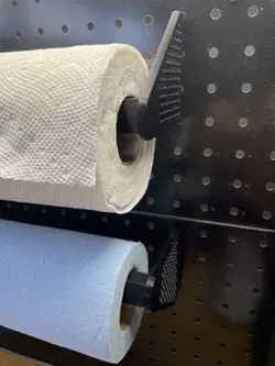 Pegboard Paper Towel Holder for Imperial Pegboards