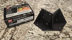Remix - Ikea Lack Support Leg Support Bracket (Countersunk Holes)