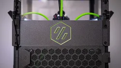 Upper rear panel with Voron logo for Voron 0