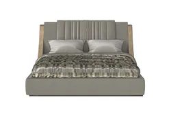 Zenith leather double bed