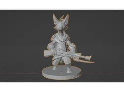 Bandit Hermit Fox Gunfire Reborn