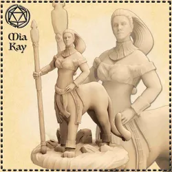 Characters & Creatures STL indir - Lamia - Leeuw Variant - M3DM