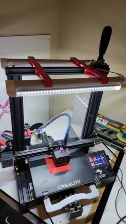 Ender 3 LED light bar mount