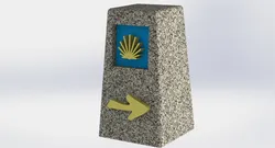 Hito camino de santiago