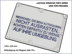 Lustige Sprüche für Büro und Freunde - Nicht ausrasten