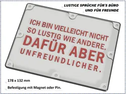 Lustige Sprüche für Büro und Freunde - Nicht so lustig