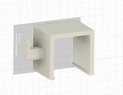 Parametric Coat/Tool Hanger Hook - for bars with a rectangular profile