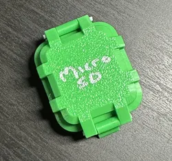 Rugged Compact microSD Case - No Screws Needed