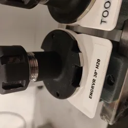 Tool holder tag