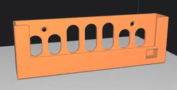 TP-Link UH-700 USB hub wall mount remix w/o holes
