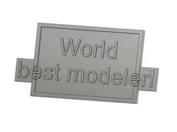 World best modeler