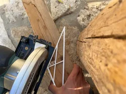45º marking and cutting ruler