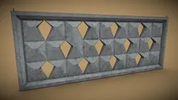 A soviet small construction wall.
