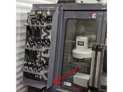 Anti Rub feet for Santa Cruz Electronics BT30 tool holder rack on Tormach CNC mills