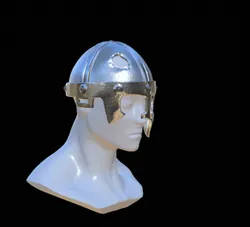 Broken viking helmet