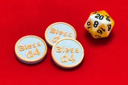 DnD spell tokens (Bless, Shield of Faith)