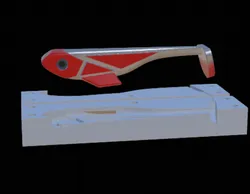 Fishing mold / form Top filling lure / bait