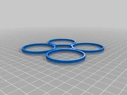 Gratis Drones & Aircraft STL indir - Mobula7 sterkere schroefbescherming - SMT_M 🦊
