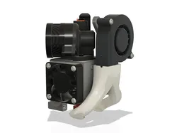 KP3S print head with claw fan duct for 5015 radial fan - V6, Orbiter V2, BLTouch
