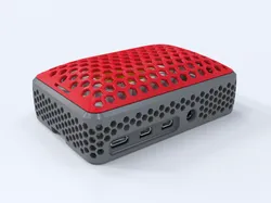 Pi4 Case + FanCover w/Camera Slot