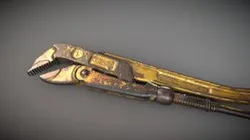 Rusty Pipe Wrench | 4K Texture