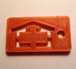 Shed Garage Garden House keychain
