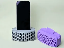 Soporte amplificador pasivo de resonancia acústica para teléfono (impresión integral sin soporte) - Modelo de impresión 3D gratuito