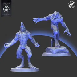 Wild werewolf 2 miniatures