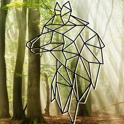WOLF wall art