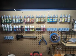 50mm Peg board paint holder x4