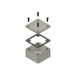Air tight box 40x40x20mm