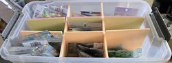 Costco IRIS 12.9 buckle up storage tub dividers #1410571