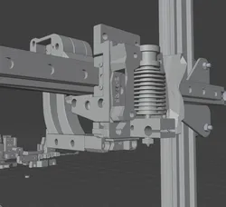 ender3 linear rail servo klicky dock