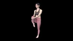 Female Scan - Amy Stretching Pose 34