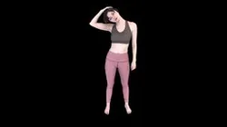 Female Scan - Amy Stretching Pose 481