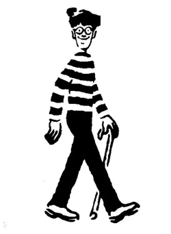Free Digital Art STL Download - Where's Wally stencilby SMT_M 🦊