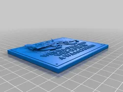 Free Other STL Download - Ork Waaagghh Plaqueby SMT_M 🦊
