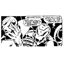 Gratis Digital Art STL indir - Ultron en Vision stencil - SMT_M 🦊