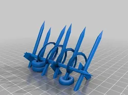 Gratis Miniature Games & Accessories STL indir - spijkerbarricades - SMT_M 🦊